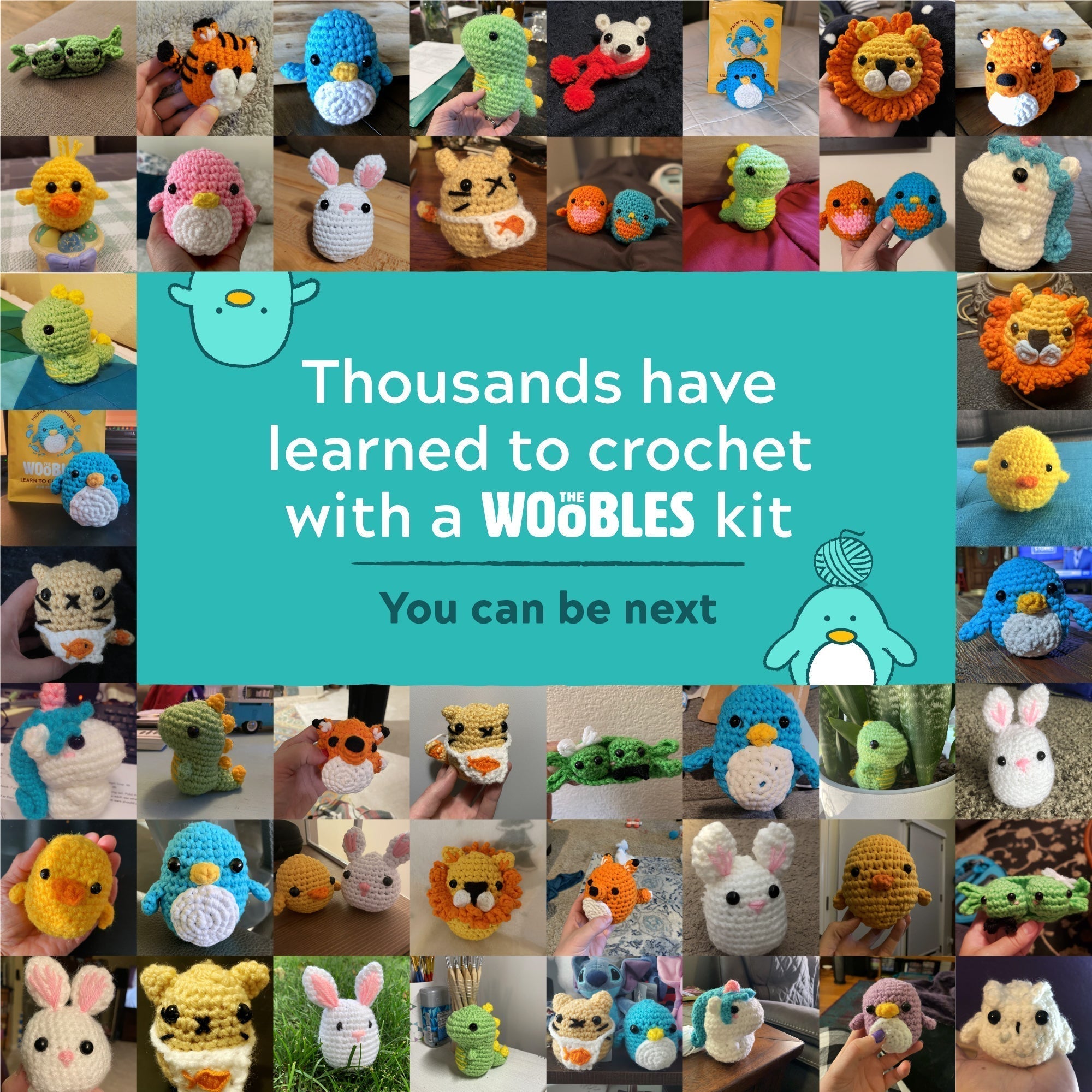Bjørn the Narwhal Rainbow Crochet Kit