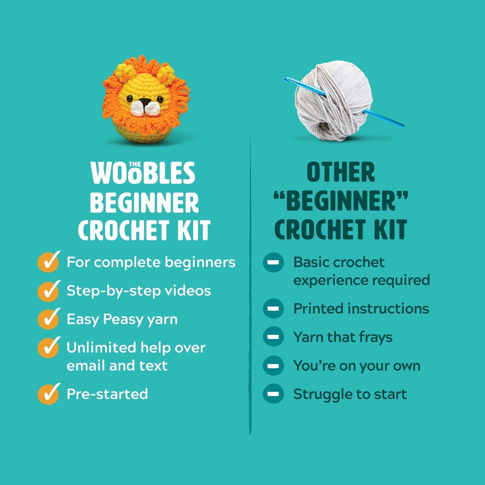 Strawberry the Axolotl Crochet Kit